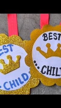 Take away craft 🏅 for Kids ll DIY Madel craft ll ‪@MSsonutube‬ #craft #diy #classroom_activities