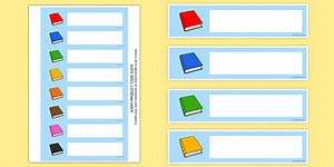 Editable Book Band / Shelf Labels