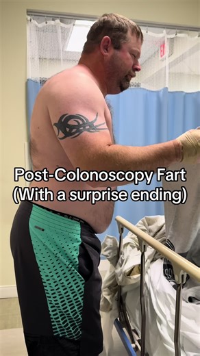 Funny Post-Colonoscopy Fart Moment