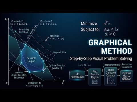Graphical Method for Linear Programming: Step-by-Step Visual Solutions