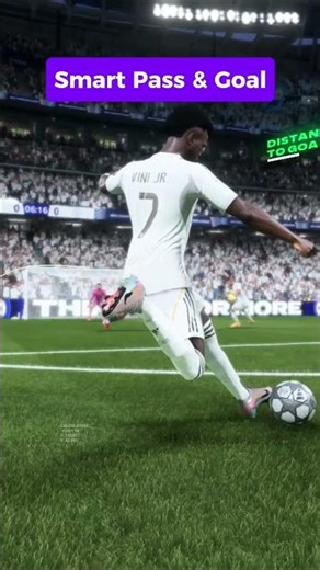 Smart Pass & Goal with Tutorial #fc26 #fc25 #shorts