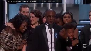 “Moonlight” is best picture. In a bewildering end to the Oscars, “La La Land” was first announced as the winner before its jubilant cast and crew were interrupted with a scarcely believable correction. nyti.ms/2mkWCTY | Video From The New York Times