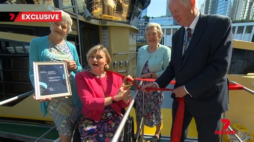 7NEWS has an exclusive look at the region’s newest ferry, officially launched with a name honouring a pioneer whose innovation was decades ahead of its time. | 7NEWS Sydney