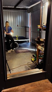 The ryobi range of battery lights are all so bright you’ll be able to see things you never thought possible. I found all my 10mm sockets, that’s how good they are… | Getemoutgarage