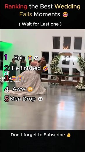 Ranking The Best Wedding Fails Moments 💍