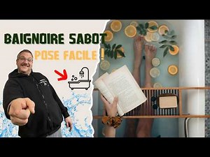 Pose d’une baignoire sabot : installation facile et réglage des pieds
