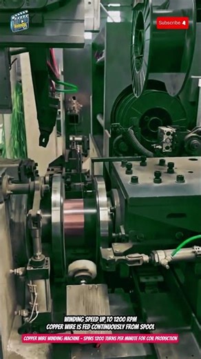 Copper Wire Winding Machine – Spins 1200 Turns per Minute for Coil Production