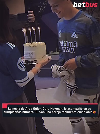 El cumpleaños de Arda Güler con Duru Nayman