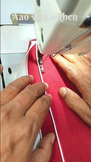 Double Piping Sleeve Sewing Tutorial