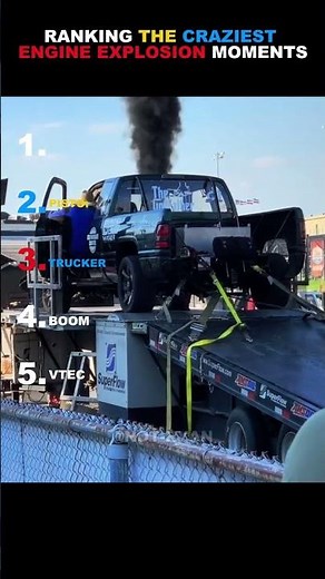 Ranking The Craziest Engine Explosion Moments 💀💥 #1 is BRUTAL#shorts #viral #ranking