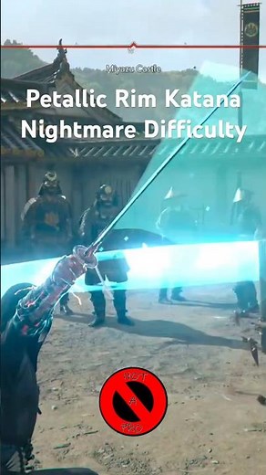 Assassin's Creed Shadows - Weapon Gameplay: Naoe's Katana - Petallic Rim (Nightmare Difficulty)