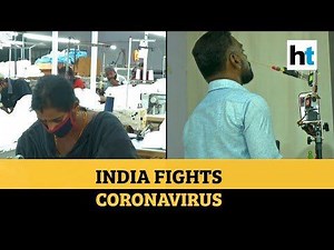 A textile manufacturer from Coimbatore has developed unique PPE kits. These PPE kits for paramedical staffs are chlorine-enriched and reusable. In another instance, a robotic engineer has developed smart swab robot. The smart swab robot has been developed for sample collection. The engineer too is based out of Coimbatore in Tamil Nadu. | Hindustan Times