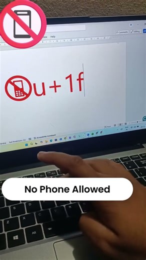 How insert No Phone Allowed Symbol Tricks#computer #excelshortcuts #hilights #Productivity #symbol