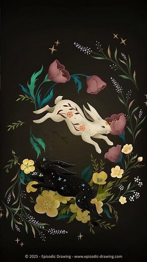 Episodic Drawing: Yin Yang Rabbit