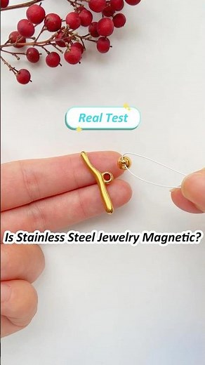 Does 304 stainless steel jewelry attract magnets? I’ve test it for you!