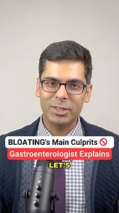 34K views · 637 reactions | Common Causes of Bloating: Explained by a Gastroenterologist Know the common triggers of bloating with a leading gastroenterologist. From certain food groups to lesser-known habits, get a sneak peek into effective ways to manage your digestive health. #bloating #guthealth #healthtips #health | Saurabh Sethi MD | Facebook