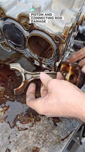 Inside a Broken Engine🇺🇸Piston and Connecting Rod Failure 😨