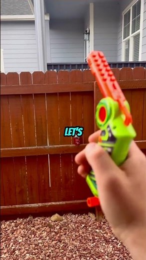 120fps adventure force cricket! shooting at cans #nerf #worker #viralshorts