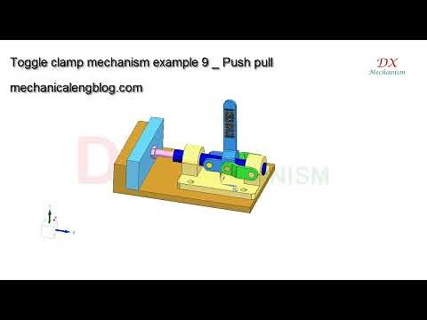 toggle clamps mechanism example 9 push pull