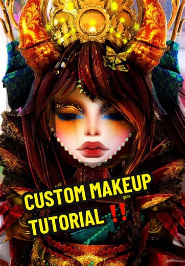 Custom Makeup Tutorial on Roblox: Dress to Impress