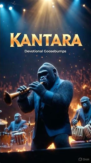 KANTARA 🔥 Devotional Goosebumps | Gorilla Band Nadhaswaram Live 😱 #pullingogorilla