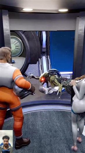 Galactic Frontier: Alien vs 100 Astronauts #viralshort #galacticfrontier