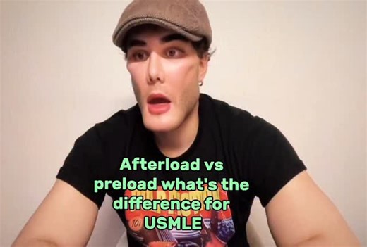 mehlmanmedical.com on Instagram: "“Afterload vs preload, what’s the difference for USMLE?” #mehlman_medical #mike_mehlman #usmle #usmlestep #usmleprep #usmlestep1 #usmlestep2 #usmlepreparation #usmlejourney #usmlemotivation #cbse #cbseboardexam #step1 #step2ck #step3 #medstudent #medstudentlife #medical #medicalschool"