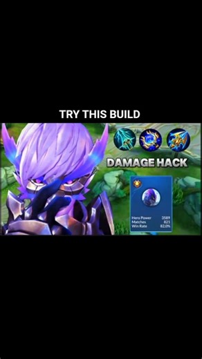 DAMAGE HACK GUSION #mlbb #shorts #gusion