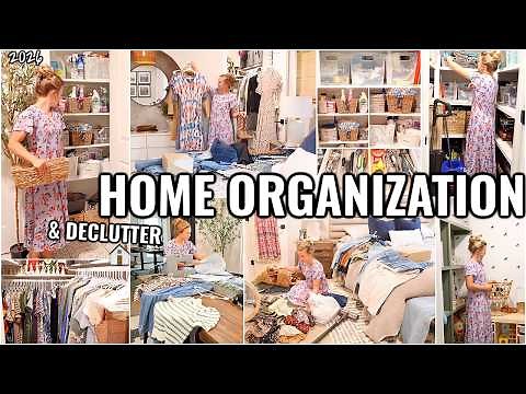 HOME ORGANIZATION IDEAS!!😍 CLEAN & ORGANIZE WITH ME | DECLUTTERING AND ORGANIZING MOTIVATION
