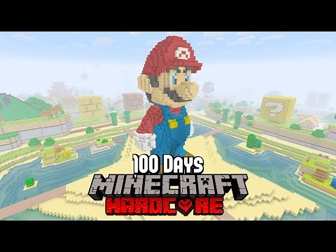 I Spent 100 Days In The Mario Mash-Up Pack In Minecraft Hardcore