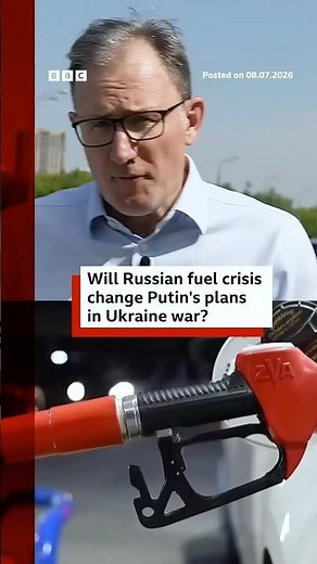 Will Russian fuel crisis change Putin's plans in Ukraine war? #BBCNews