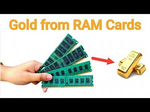 RAM Cards Gold Recovery | Recover Gold From Computer RAM Cards