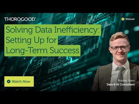 Solving Data Inefficiency: Setting Up for Long-Term Success