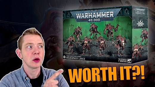 40k Chaos Knights Houndpack Lance Battleforce Box: Review 👇 FULL info here! > https://bit.ly/4dIZMrz | Spikey Bits