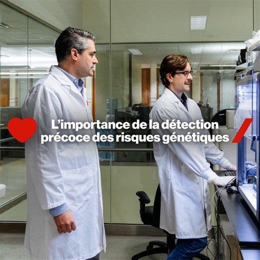Et si votre ADN prédisait votre risque de crise cardiaque des années à l’avance? Et si vous pouviez changer les choses? Découvrez le travail du Dr Guillaume Paré et ses explications sur l’importance de dépister le risque génétique de maladies cardiaques précoces : https://bit.ly/4ahThdM. #CombattonsLesMaladiesDuCoeur ⁠ #MoisDuCoeur | Coeur AVC
