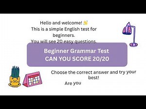 Can You Pass This English Grammar Test? 🎯