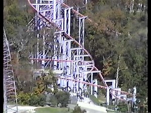 Kings Island footage from October 1997 - various rides (including some now-defunct rides!)