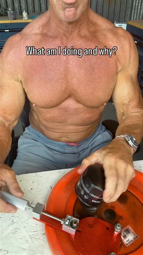 Who knows what I am doing and why? Who else likes getting dirty??? #bodybuildingmotıvatıon | Scooby's Home Fitness and Bodybuilding Workouts