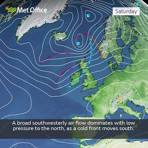 90K views · 346 reactions | Some warm spring sunshine for some on Saturday ️ with sunny spells and April showers the name of the game for Sunday ️ Here is the latest weekend forecast for the coming weekend  | Met Office | Facebook