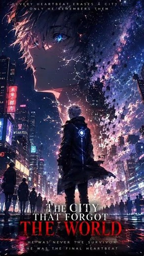The City That Forgot the World Every Heartbeat Erased a City 💔🌆 Anime Sci Fi Short #shorts