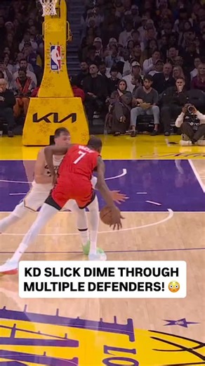 NBA on Instagram: "@easymoneysniper threads the needle for the @stevenadams finish! 🪡 HOU/LAL • #NBAXmas on ABC & ESPN • "