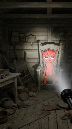 Sprunki Raddy in an abandoned house| 2D+3D Blender Animation #horror #sprunki