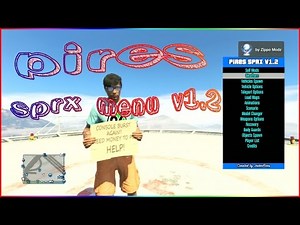 GTA 5 ONLINE 1.25 PIRES (SPRX) MOD MENU v1.2|DEX/BLES [SHOWCASE + DOWNLOAD] PS3 MODS
