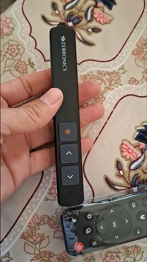 ZEBRONICS PP100 2.4GHz Wireless LASER Pointer Power Point Slide Changer #zebronics #ppt