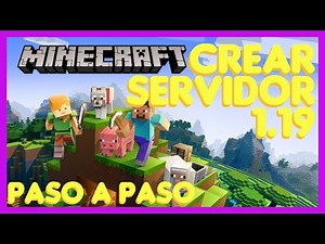CREAR SERVIDOR MINECRAFT PASO A PASO 1.19.2