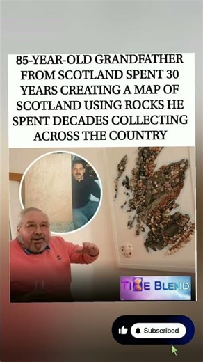 🔥🙏He collected stones for 3 decades Now the world is collecting his story🌍✨ #ViralLegend #shorts