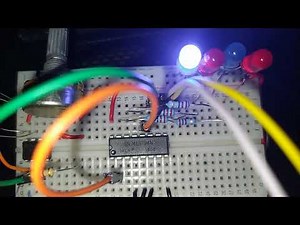 Registro de desplazamiento universal (SN74LS194)