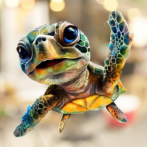 Watercolor Baby Sea Turtle Window Decal Sticker Vinyl Window Cling Nursery Window Decor Child's Room Cute Safari Farm Animals - Etsy