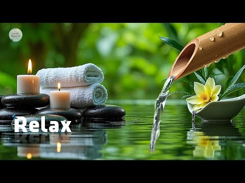 Relaxing Music Relieves Stress, Anxiety and Depression 🌿 Deep Healing,Bamboo Water Sounds,Yoga & Spa