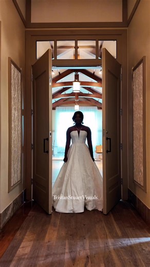 The wedding Dress was everything, the reveal was everything, The Bride was everything! #fypviralシ #fypシ #fyp #WeddingInspo #repost #bride #tristanstuartvisuals | Tristan Stuart Visuals